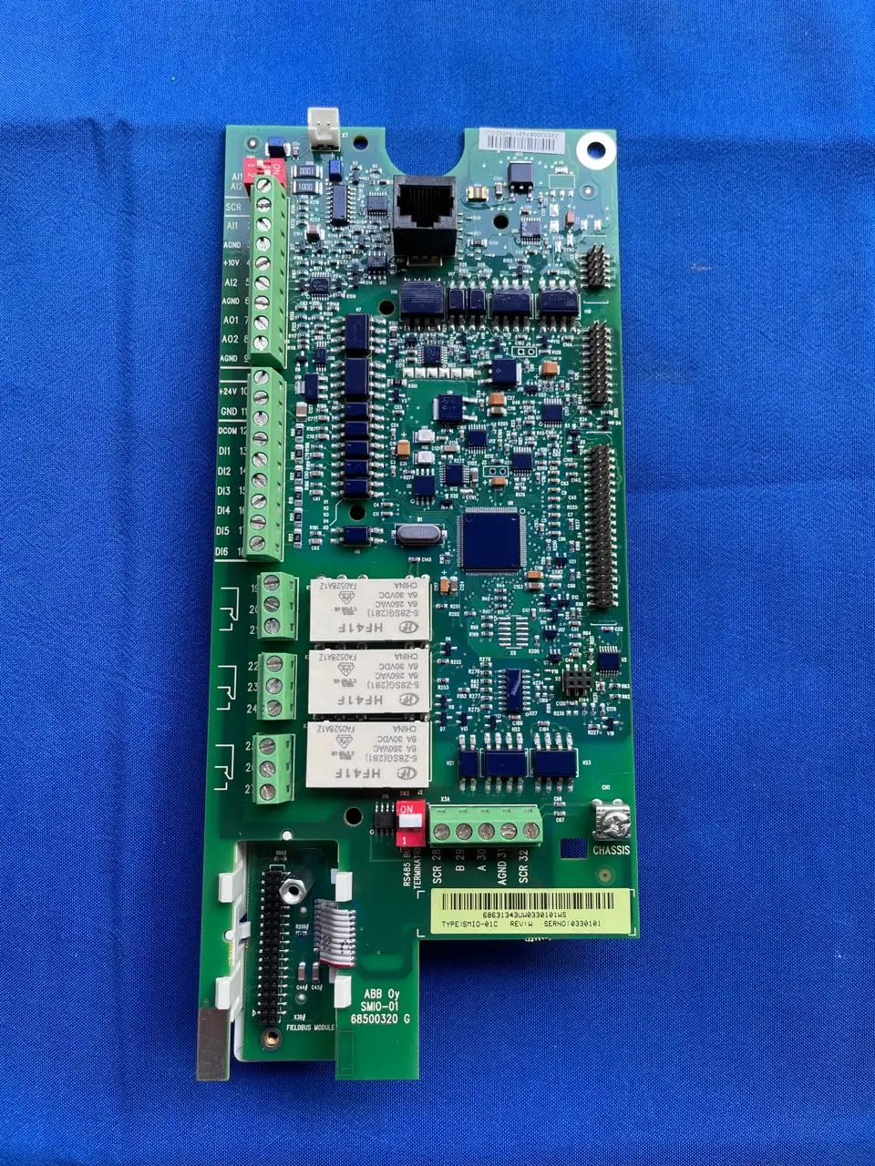 

Second-hand ABB Frequency Converter CPU Control Board ACS510 ACS550 Motherboard SMIO-01C Quality Assurance