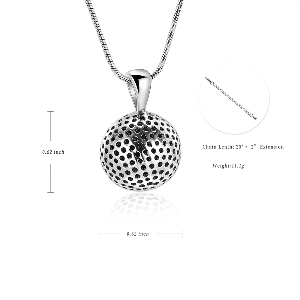 Cremation Urn Necklace For Ashes Keepsake Women Men Memorial Jewelry Pendant