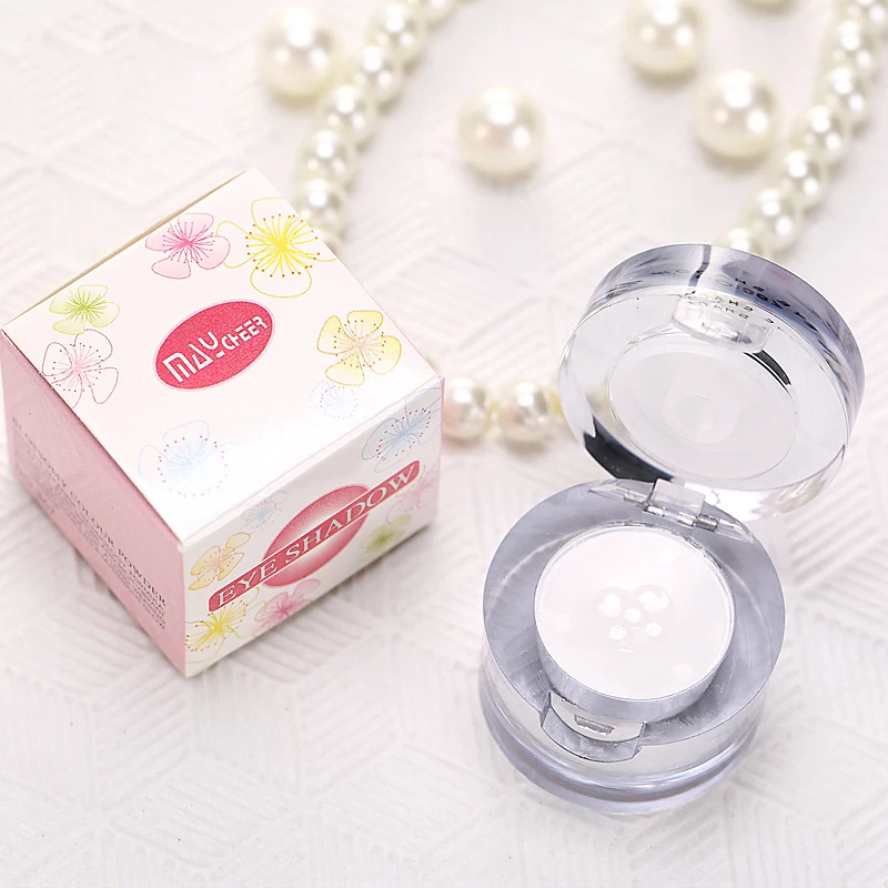 Макияж глаз блестящая пудра для лица хайлайтер Белый осветлитель тени век