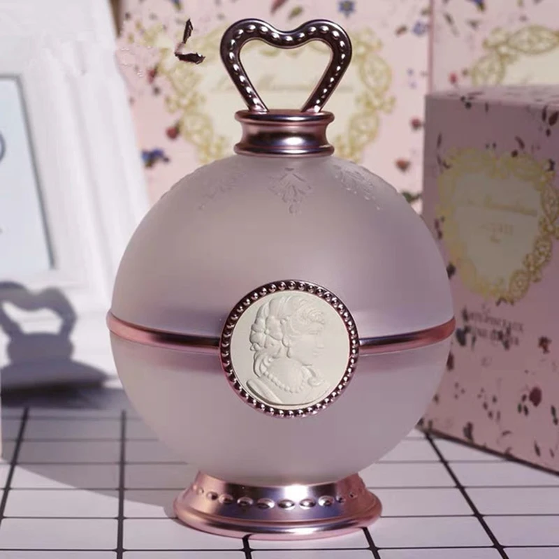 High Quality Crown Gold Makeup Face Cheek Powder Containers Pot Luxurious Brushes Holder Storage Container Beauty Tool | Дом и сад