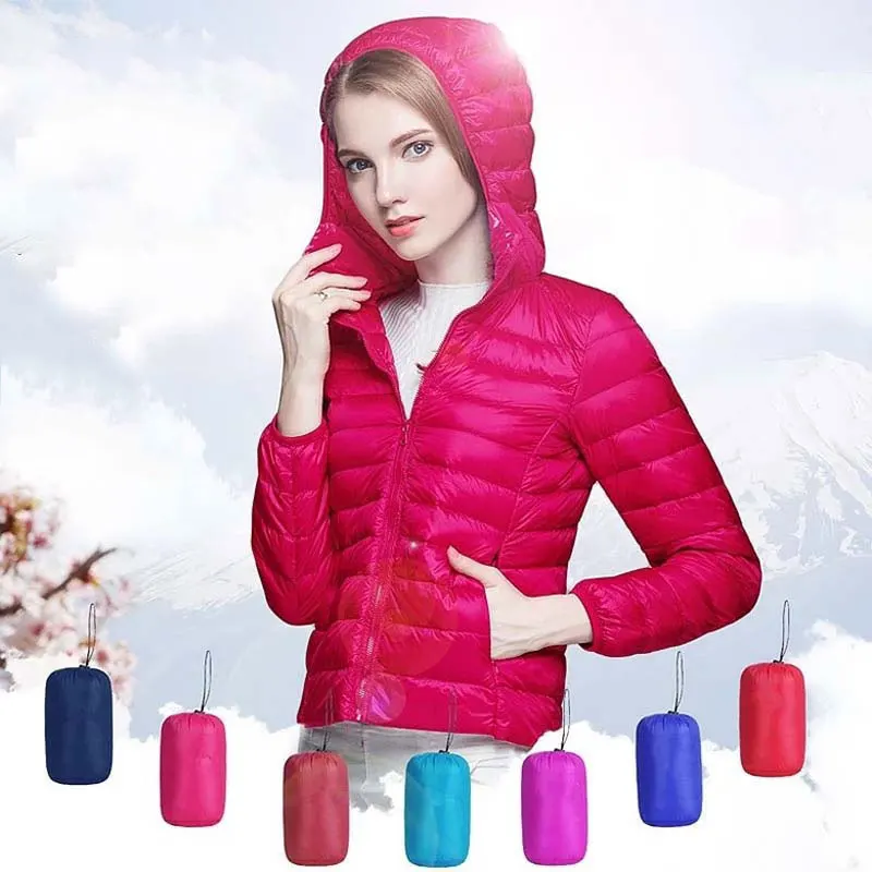 

Fad Duck Down Puffer Jacket Women Parka Long Sleeve Winter Jacket Women Plus Size Slim Fit Quilted Bubble Coat Ladies 4XL 5XL