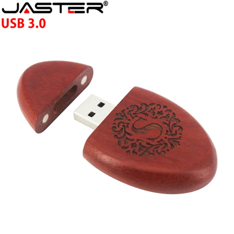 JASTER USB 3 0 под заказ логотип деревянное Сердце Usb 2 карта памяти Флеш накопитель 8 ГБ