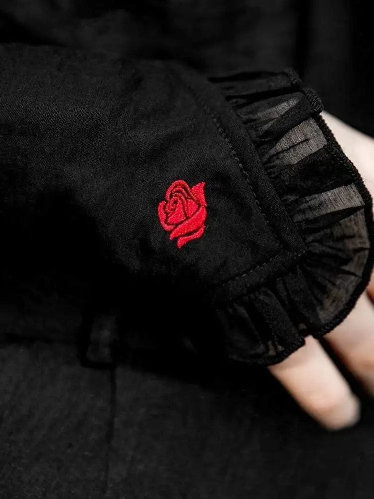 Женские Прозрачные топы с открытыми плечами и рукавами пузырьками в стиле панк PT