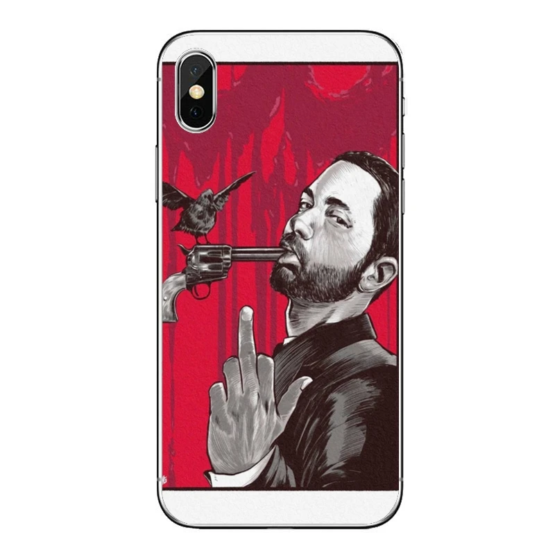 Мягкий чехол Rapper Eminem из ТПУ для телефона Xiaomi Redmi Note 9S 9T 9 8 8T 7 6 5A 9C 9A 7A K20 6A S2 Pro - купить
