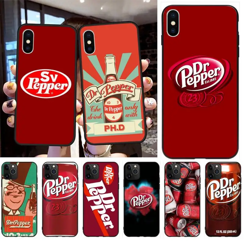 Чехол Dr Pepper для iPhone 11 pro XS MAX 8 7 6 6S Plus X 5S SE 2020 XR | Мобильные телефоны и аксессуары