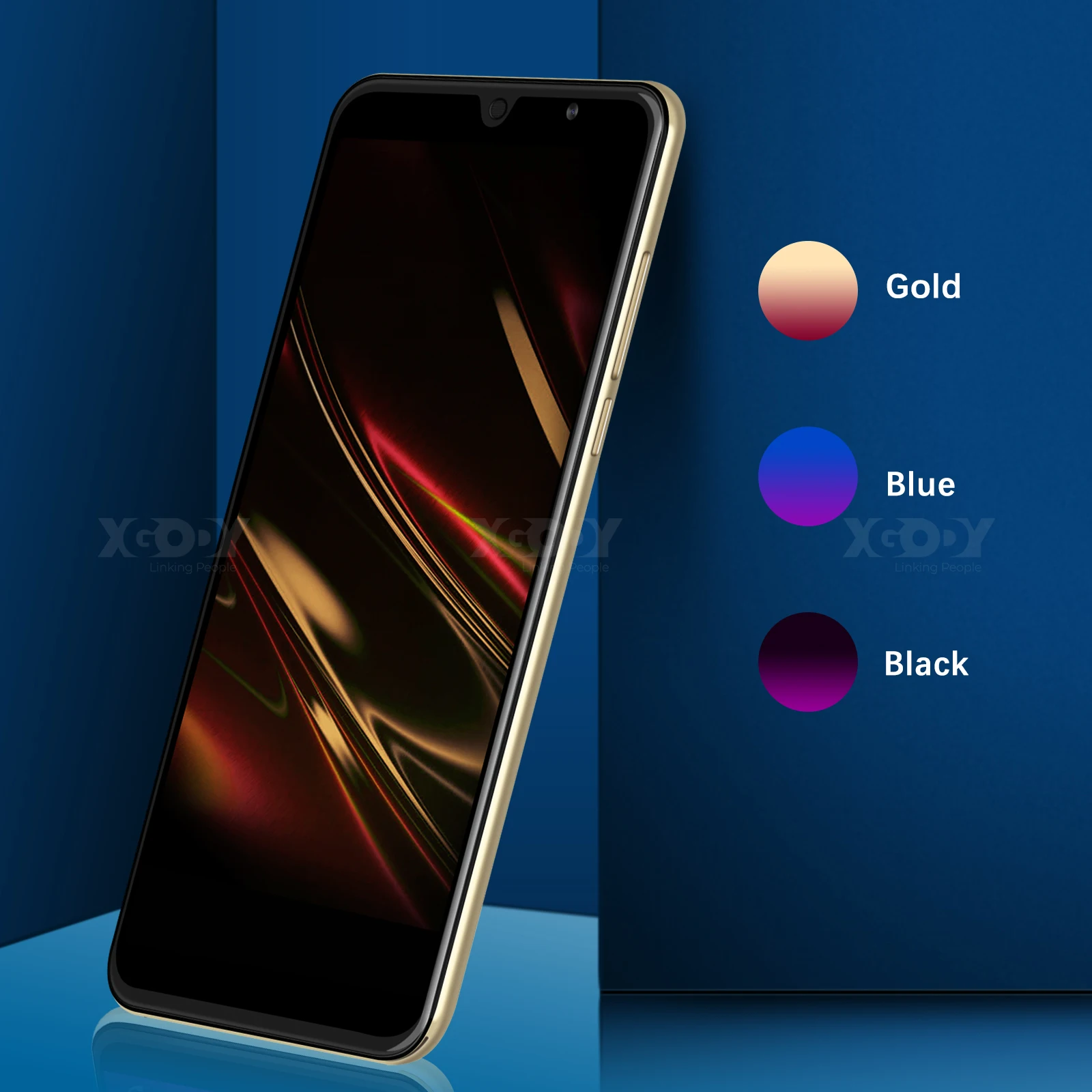 xgody celular smartphone android 8 1 6 inch mtk6580 quad core 2gb 16gb cell phone dual sim 5mp camera gps wifi 3g mobile phones free global shipping