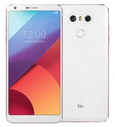Разблокированный мобильный телефон LG G6 H870/H870DSU 5," одна/две sim-карты 4 Гб+ 32 ГБ/128 ГБ Snapdragon821 двойная задняя камера Многоязычная - Цвет: Белый