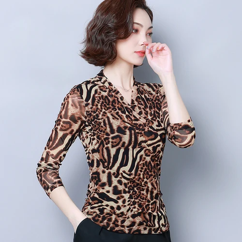 Женская блузка с v-образным вырезом простая элегантная повседневная рубашка