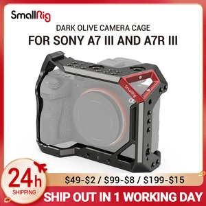 Клетка для камеры SmallRig для Sony a7 iii A7 III A7R III темно-оливкового цвета с креплением Холодный башмак ARRI 14 винт набор сделай сам CCS2645