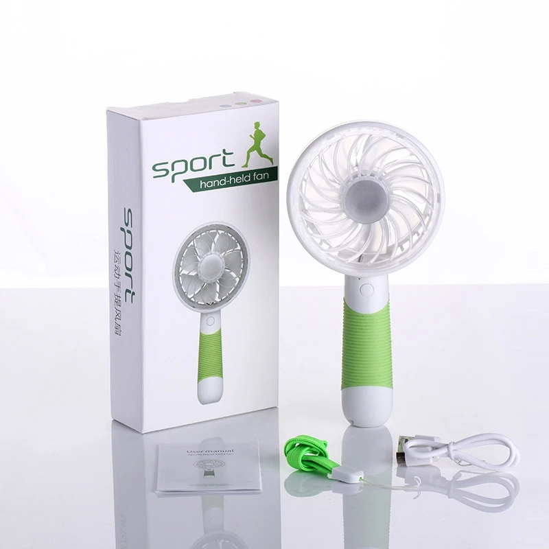 Portable rechargeable small fan student ultra-quiet high wind power USB mini handheld small electric fan Electric Cooling Fan