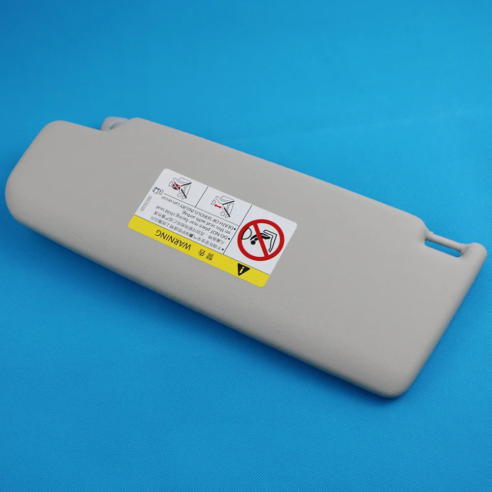 Серый правый передний солнцезащитный козырек с зеркалом для макияжа VW Jetta MK6 2012 2013