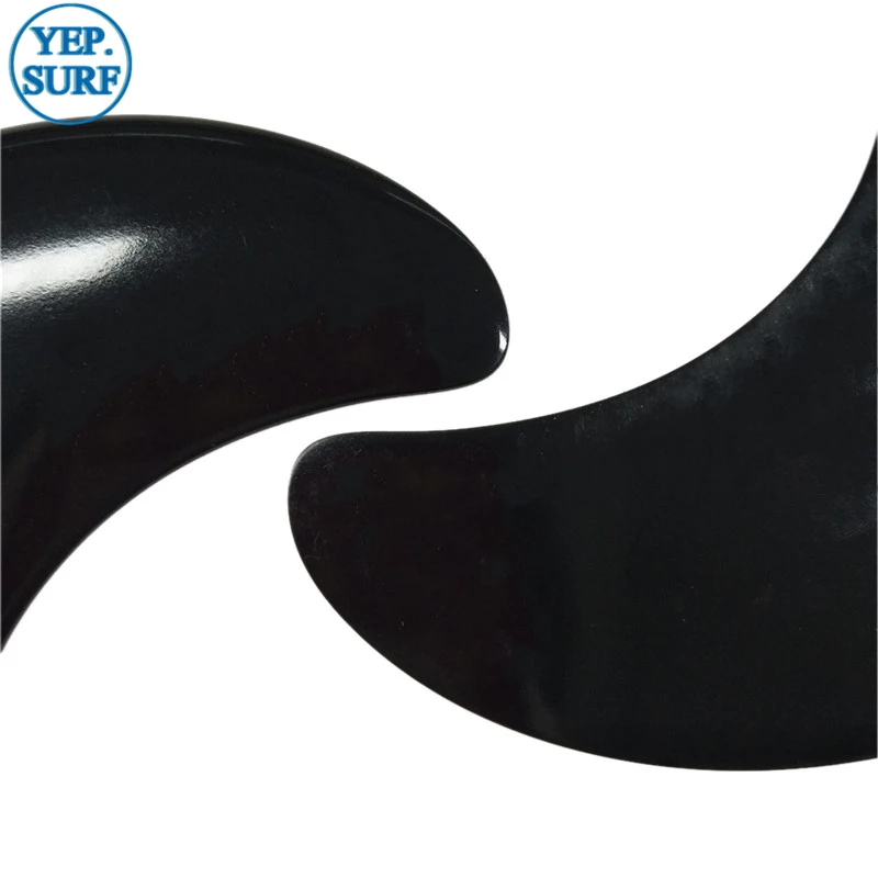 FCS GL плавник в серфинге черный пластиковый SUP доска Quad Fin Quilhas Surf|fcs gl fins|quad finsfin sup |