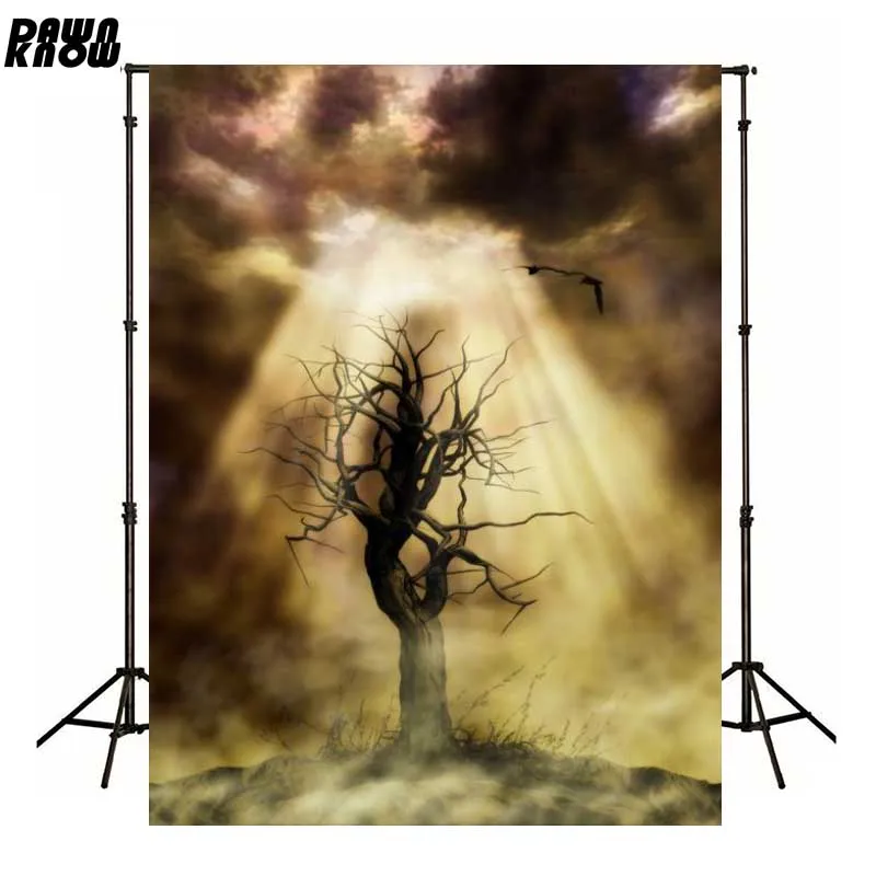 

DAWNKNOW Fairy Tale Light Tree Photography Background Backdrop Live Theatre Children Birthday Party Decorate Photo Studio