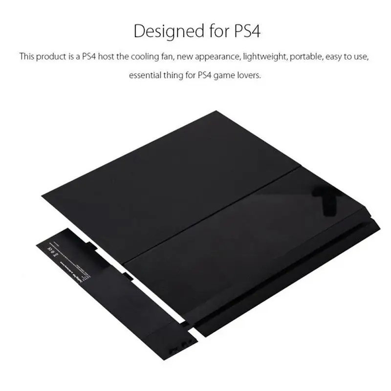 Охлаждающий вентилятор для консоли PS4 кулер USB внешний 5 Супер Турбо контроль