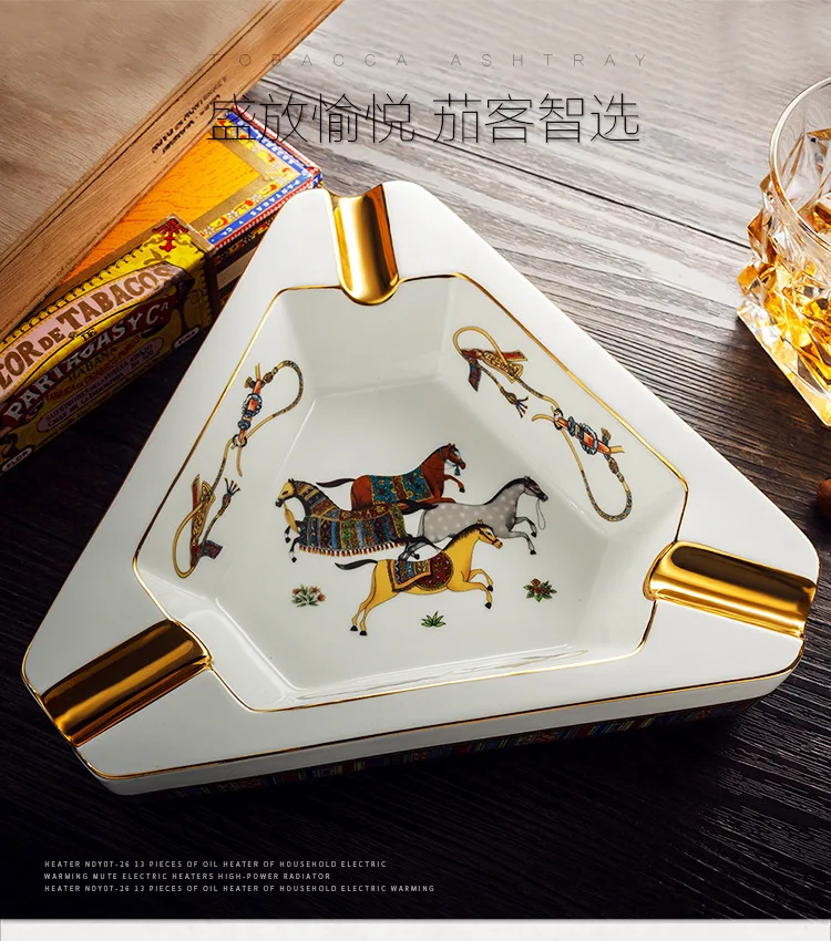 Гаджеты для сигар домашняя пепельница портативный керамический лоток 3