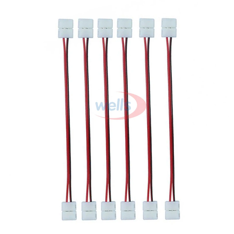 5-100 шт 2pin 3pin 4pin 5pin соединитель двойной кабель для 3528 5050 WS2811 RGB RGBW светодиодные