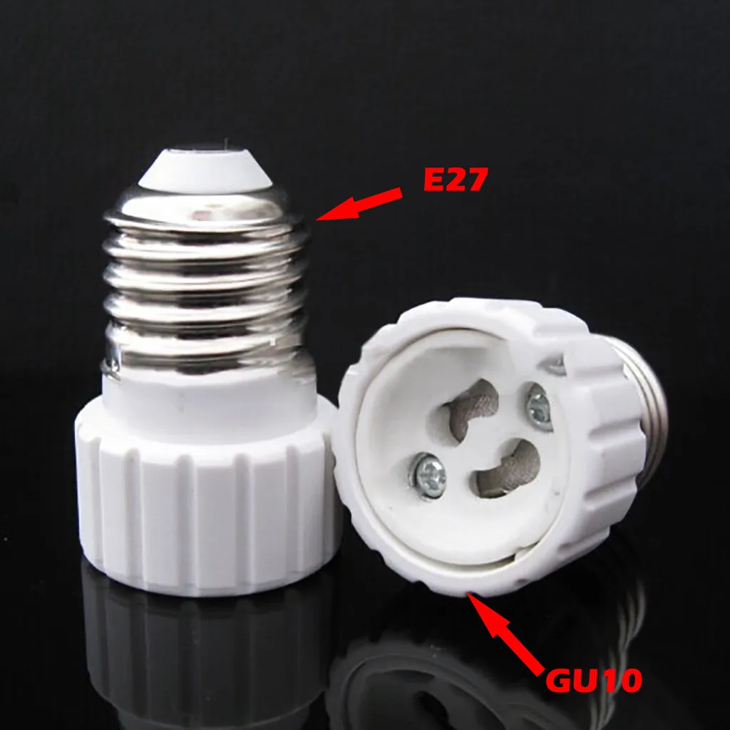 1Pcs E27 to GU10 Fireproof Material lamp Holder Converters Socket Adapter For LED Light Bulbs light Bulb Base Type 2021 @45 | Лампы и