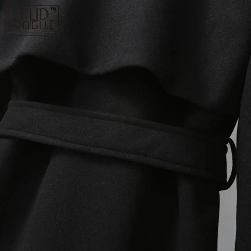 пальто женское Осенне зимние женская куртка шерстяное Полушерстяное длинное