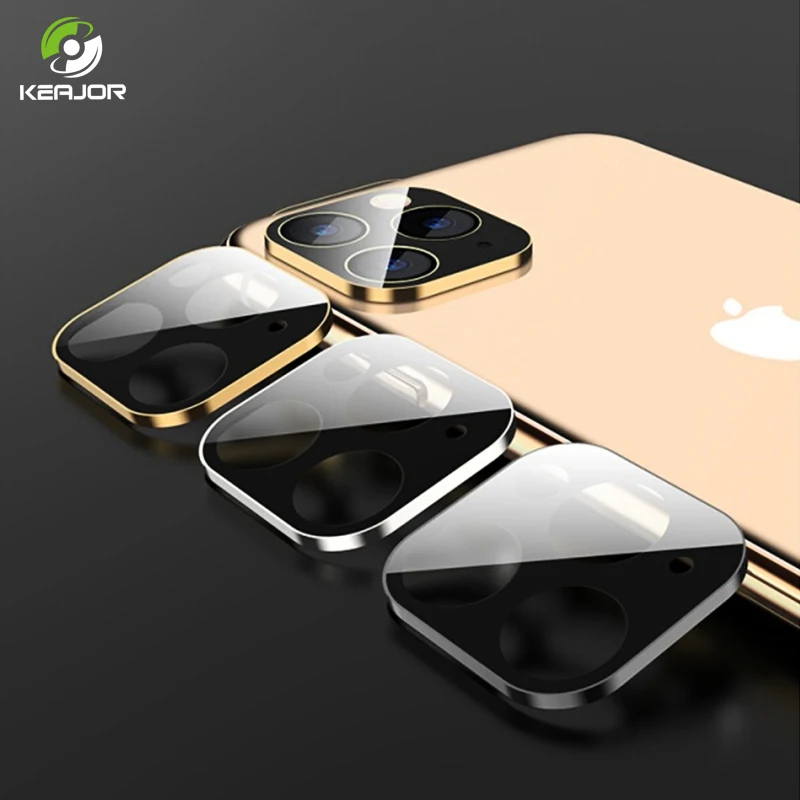 Пленка для объектива камеры iPhone 11 Pro Max закаленное стекло титановый сплав