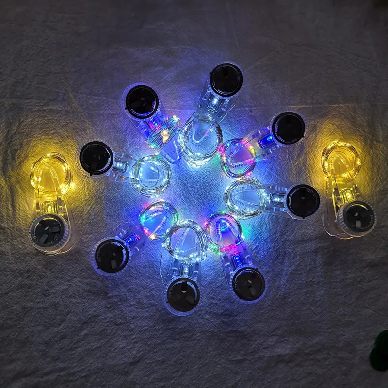 LED button Photo Clip Light String Button Battery Power Fairy Garland Curtain Lights Christmas Wedding Decor | Лампы и освещение