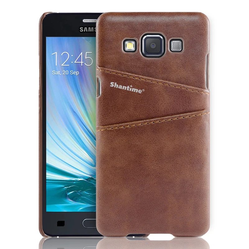 BROWN Для samsung Galaxy A5 A3 чехол для samsung Galaxy J3 Galaxy Core Prime J2 Prime чехол для телефона с отделениями для визиток - Цвет: BROWN