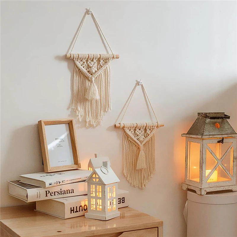 Богемный макраме настенный тканый декоративный гобелен для спальни гостиной