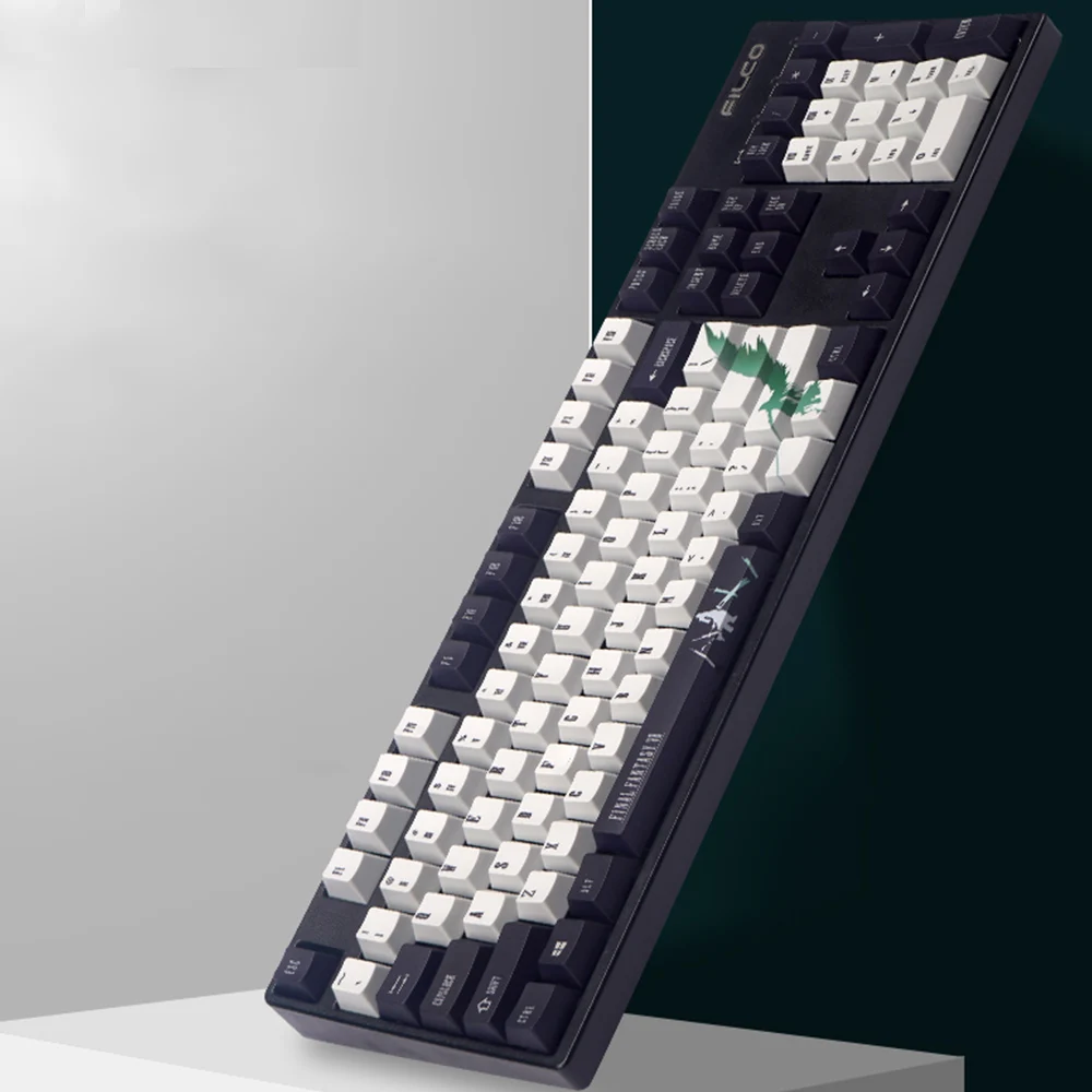 

Игровой дизайн, 5 боковых клавиш с сублимационной печатью, колпачки для клавиш Cherry Mx Switch, Механическая игровая клавиатура с вишневым профиле...