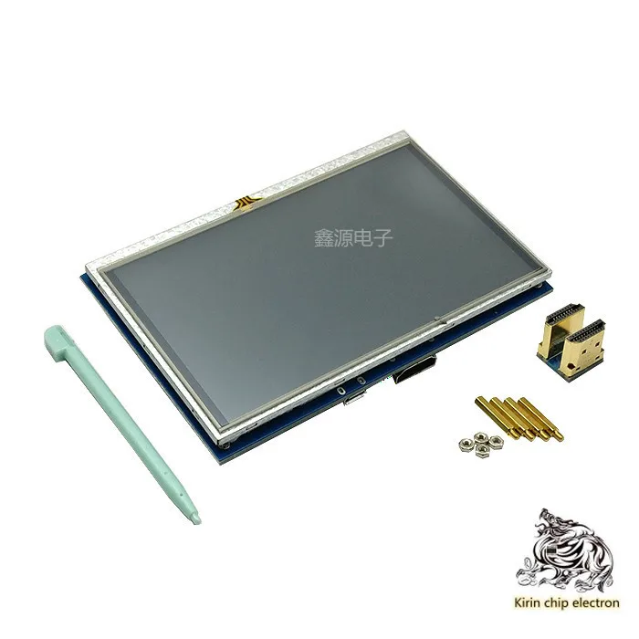 1 шт./лот Совместимость с raspberry Pi 2 5 дюймов a +/B +/2B сенсорный ЖК экран HDMI|ЖК-модули| |