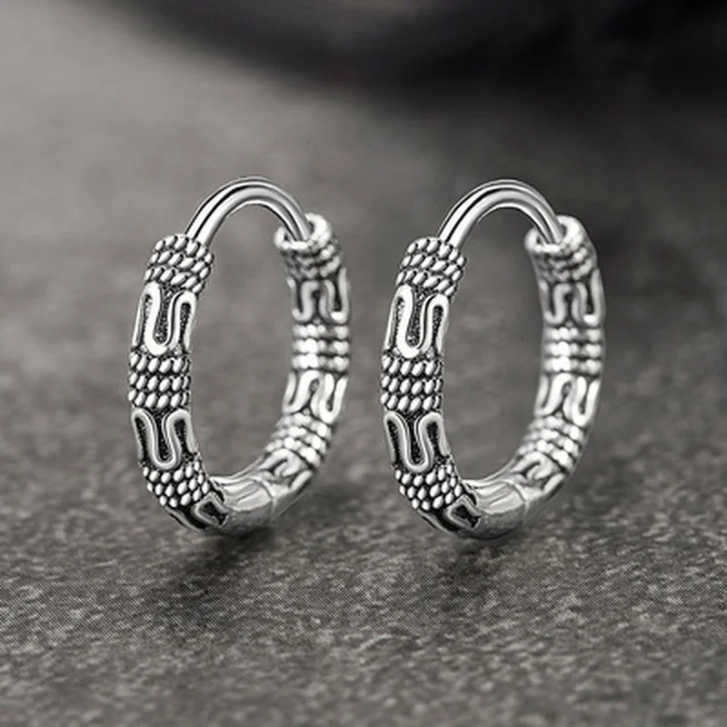 

Женские серьги-кольца из серебра 925 пробы