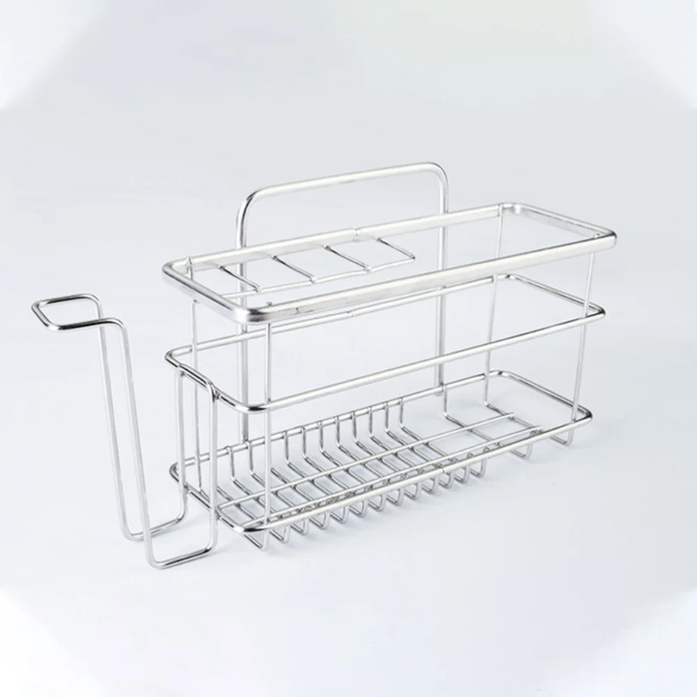 

Suction Cup Wall Rack Decorative Tooth Cup Brush Carrier Creative Stainless Steel Shelves Multifunction Container for Bathroom K