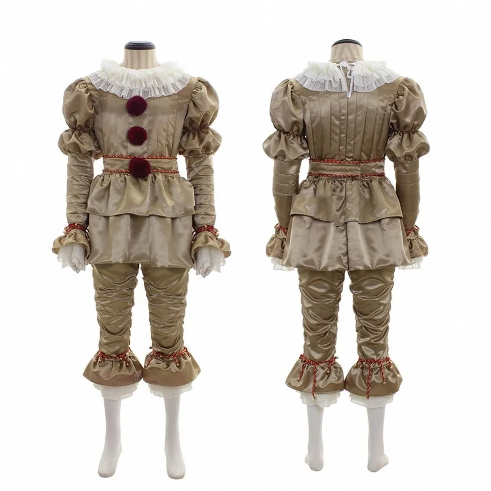 Необычный костюм на Хэллоуин клоун Стивен Кинг это Косплей Костюм Pennywise Взрослый мужской женский костюм клоун костюм наряд костюм