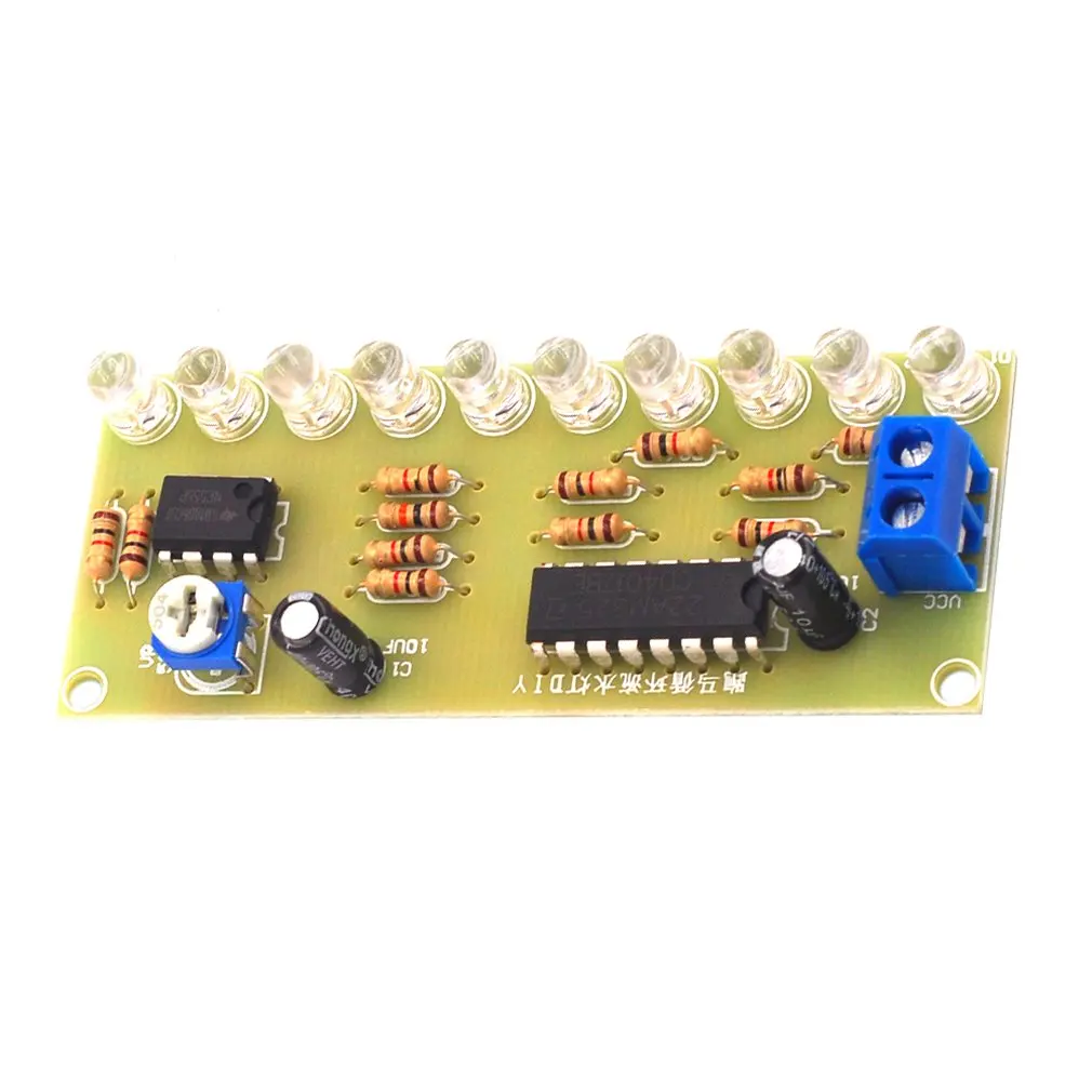 NE555 LED Horse Racing Circulating Water Lamp Kit PCB Circuit Board Electronic DIY Production Module Parts | Безопасность и защита