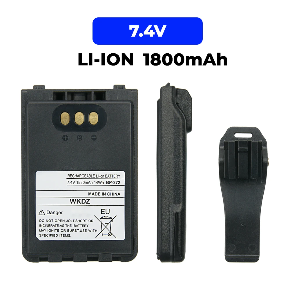 Литий-ионный аккумулятор 10X Icom BP-272 1880 мАч для ICOM ID-31A ID-31E ID-51A сменный двухсторонний