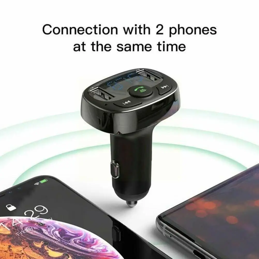

Bluetooth Fm-модулятор с функцией громкой связи, 3,4 А