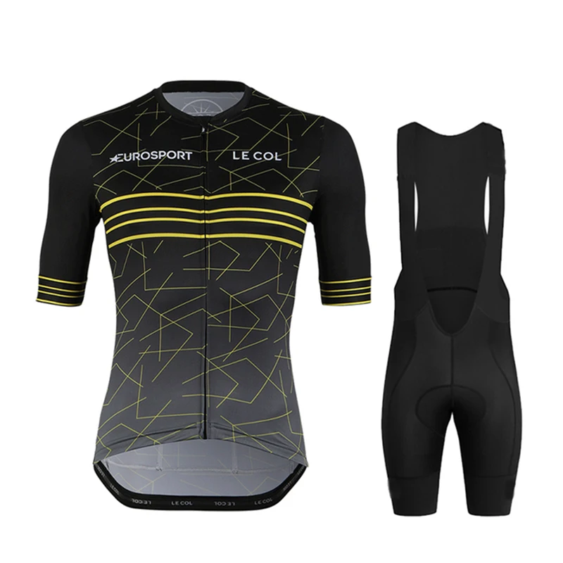 

LE col 2022 Summer Men's MTB Bike Wear Breathable Mountain Bicycle Clothes Sportwears Cycling Clothing Kits Ropa Ciclismo Hombre