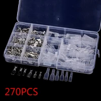 2 8 4 8 6 3mm various car connector crimp terminals insulated wire butt connector kit female spade