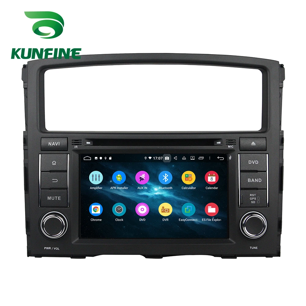 Мультимедийный плеер Mitsubishi Pajero Android 9 0 восемь ядер 4 Гб ОЗУ 64 ПЗУ DVD GPS навигация