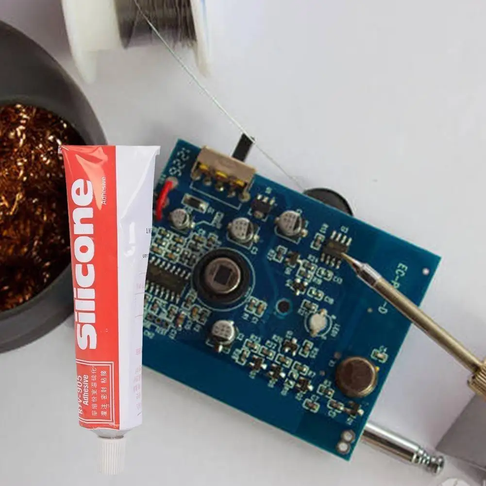 

Термостойкий и водонепроницаемый органический клей RTV905, 1 шт., жировой клей, термогерметик, силикон K1H8