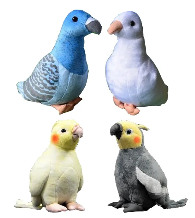 

Free Shipping Cute Cockatiel Plush Toys Soft Stuffed Animals Plush Toy For Children Baby Christmas Gift