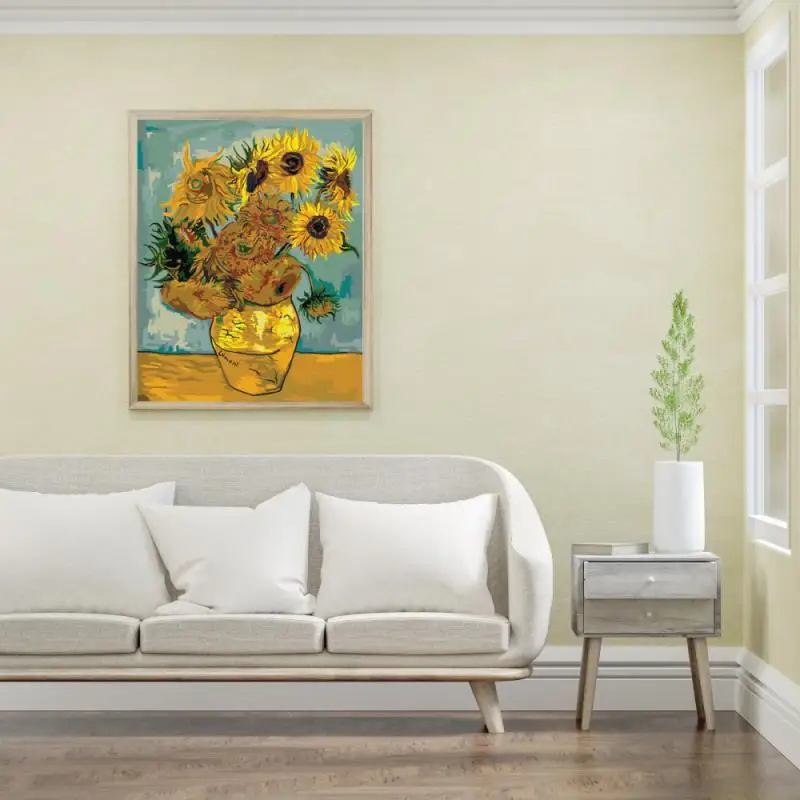 Картина маслом сделай сам в скандинавском стиле роскошный настенный цифровой