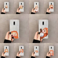 cute umaru chan anime doma umaru phone case transparent for oneplus meizu meitu m 7 8 9 16 17 t pro xs moible bag