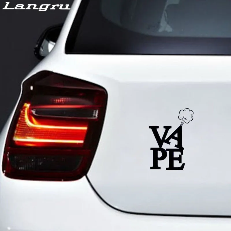 Оригинальная виниловая наклейка Langru 10 5x14 5 см для вейпа аксессуары автомобиля