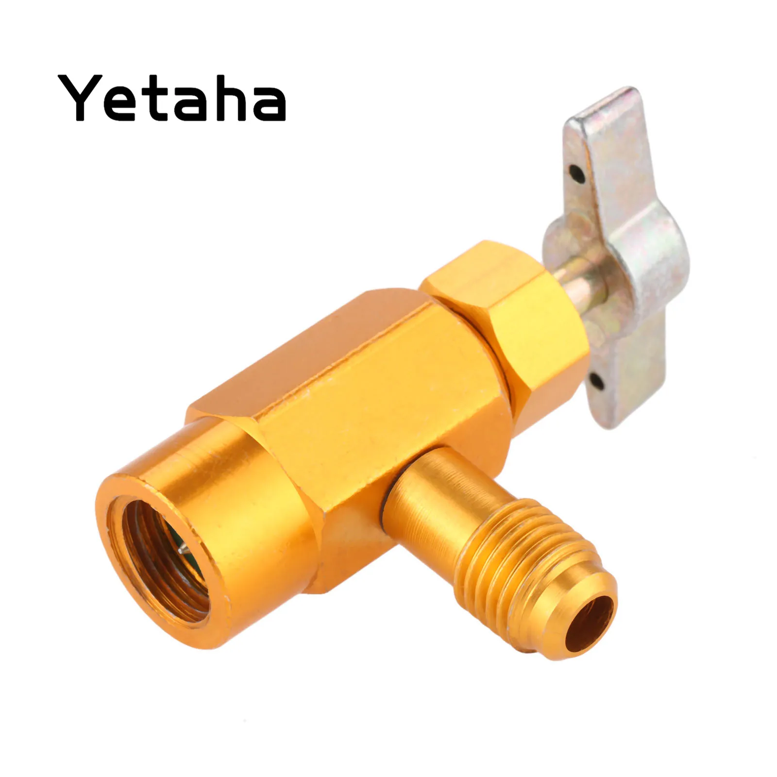 Yetaha 1 шт. R134A открывалка для бутылок консервный кран Дозирующий клапан 1/4SAE
