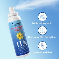 disaar hyaluronic acid sunscreen spray moisturizes skin uv protection 160ml spf50 body face sunscreen cream summer sea beach