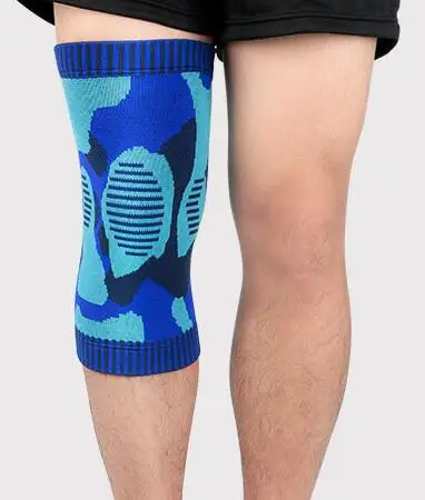Fitness Running Cycling Knee Support Braces Elastic Nylon Sport Compression Knee Pad Sleeve for Basketball Volleyball - Цвет: BU