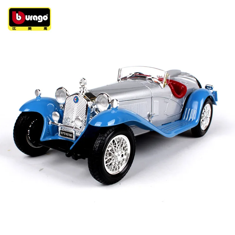 Модель автомобиля мастер из сплава Burago 1:18 игрушка для Alfa Romeo 8C Классическая