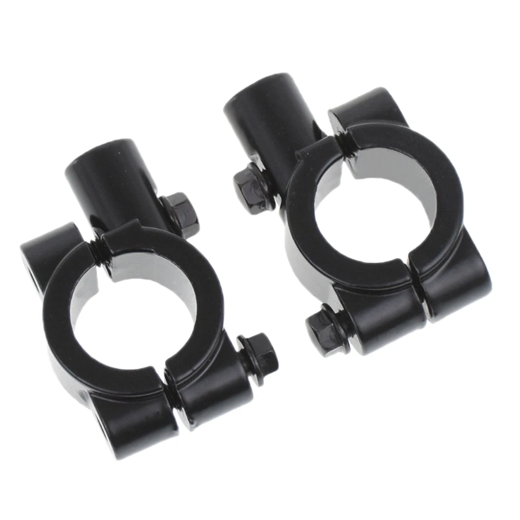 2 шт. зеркальные зажимы для крепления на руль мотоцикла 22 мм 8 мм|Руль велосипеда| |