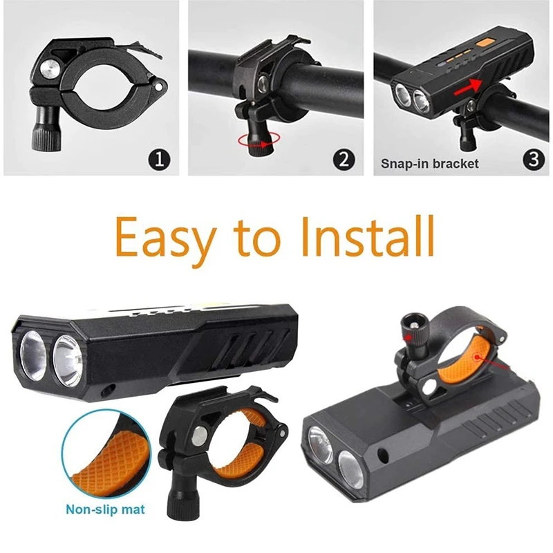 

Bike Light,Bicycles Lamp,Waterproof Bicycle Headlight Front Light and Taillight,Cycling Lights for Mountain,Road Bicycle