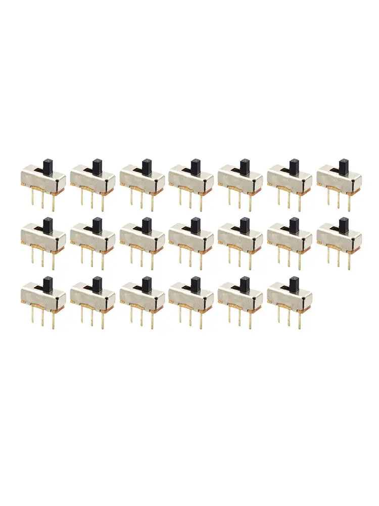 20/100 шт 3-контактный SS12D00G3 2 Позиция SPDT 1P2T PCB Панель вертикальный скользящий