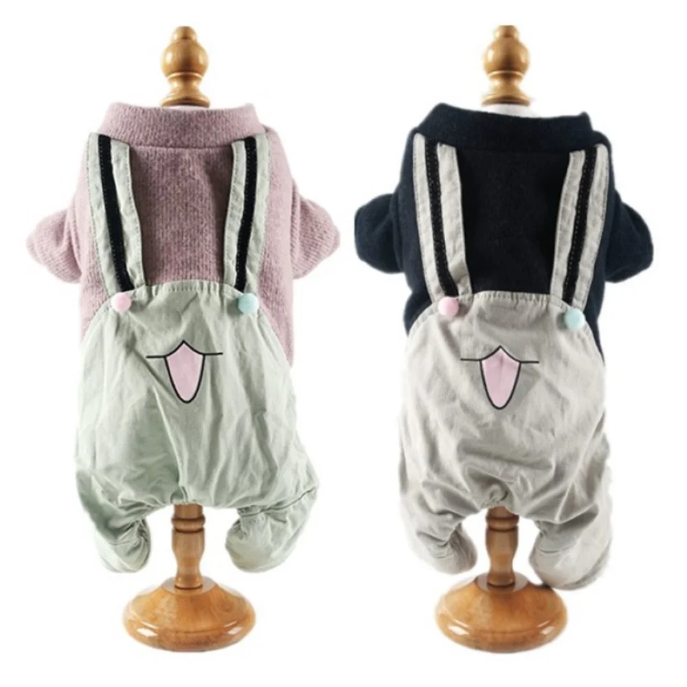

Pet Clothes Dog Cat Hoodies Coat Winter Sweatshirt Warm Sweater Outfits Jacket For Chihuahua Schnauzer Pet Four-Legged Clothes
